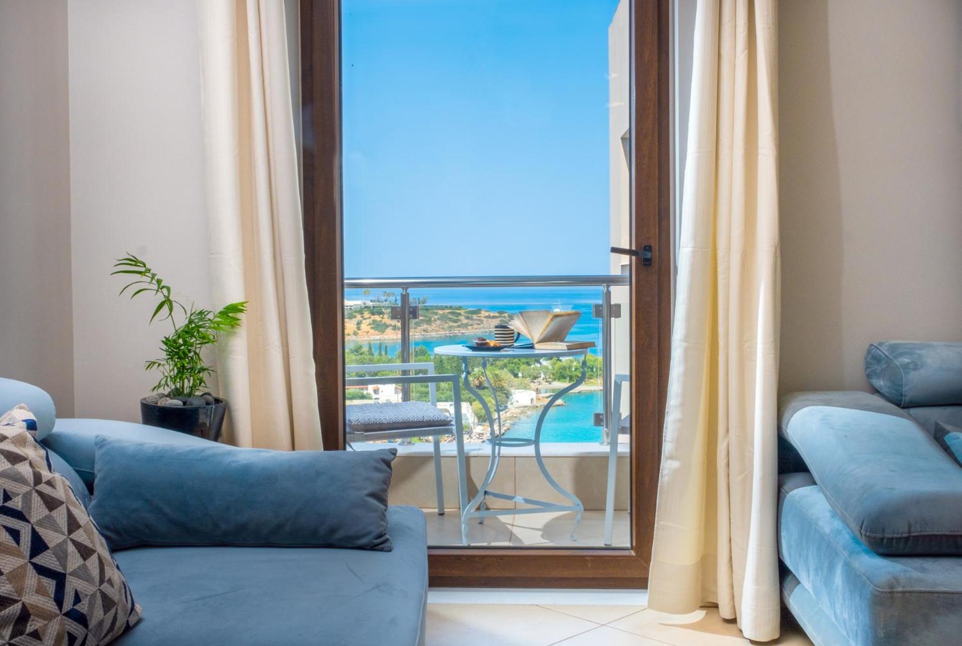 Ferienwohnung Thea Panoramic Sea View Agios Nikolaos Exterior foto